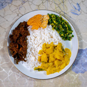 Vegan rice and Curry - Colombo