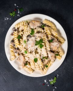 Colombo meal plan- creamy pasta