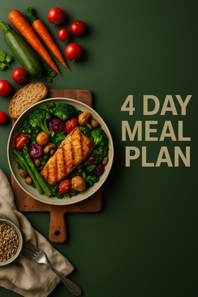 4 days meal plan - Colombo
