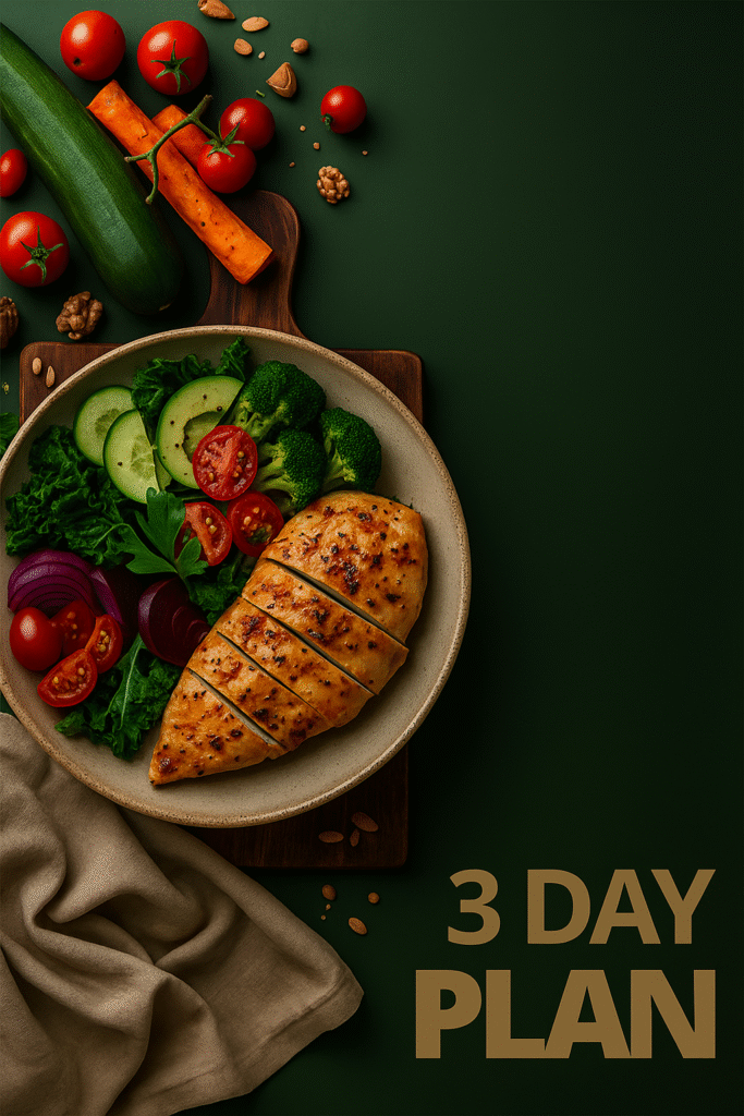 3 day meal plan - colombo