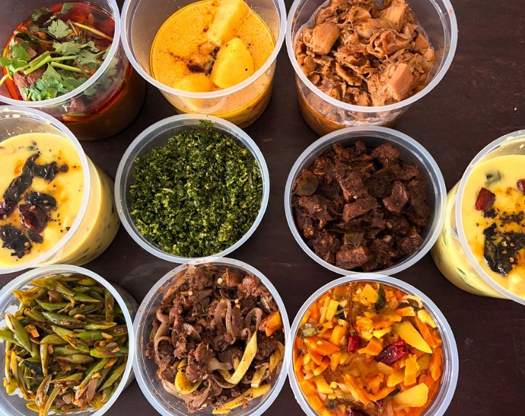 Christine's Kitchen homemade curry packs with rare Pola vegetables delivered fresh in Dehiwala and Mount Lavinia Colombo